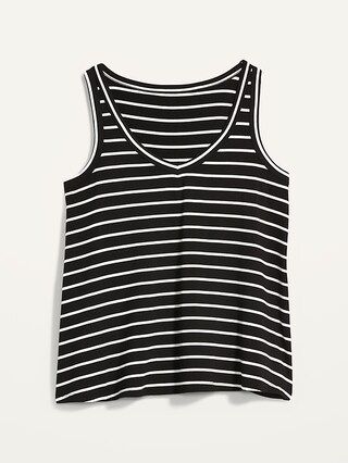 Luxe Jersey-Knit V-Neck Tank Top for Women | Old Navy (US)