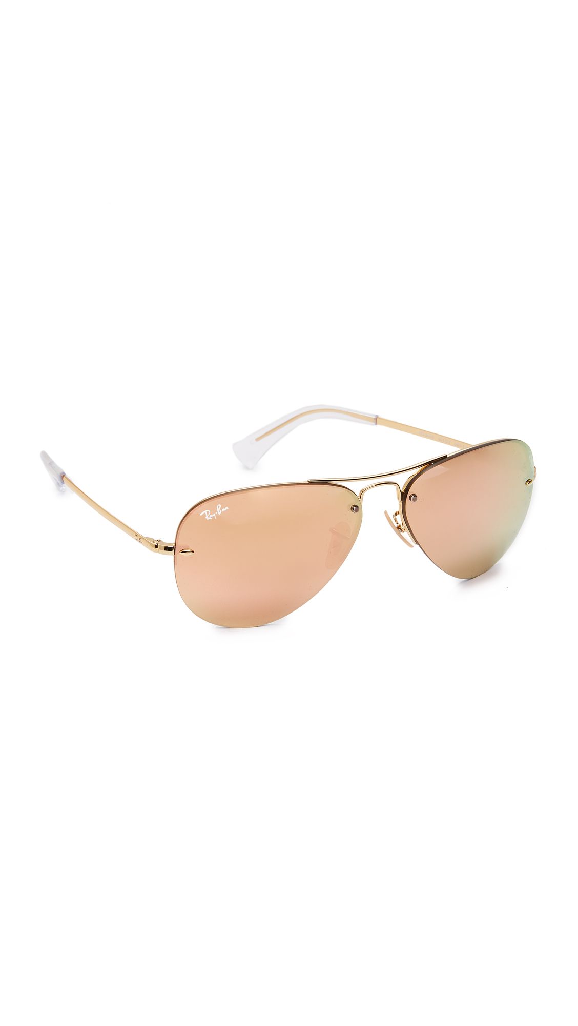 Rimless Aviator Sunglasses | Shopbop