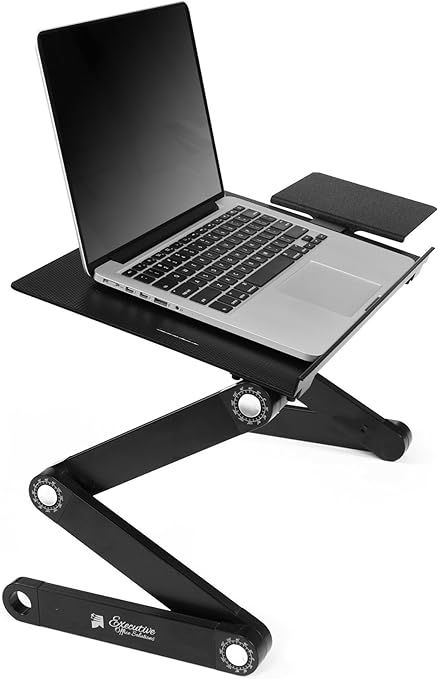 Executive Office Solutions Portable Adjustable Aluminum Laptop Desk/Stand/Table Vented w/CPU Fans... | Amazon (US)