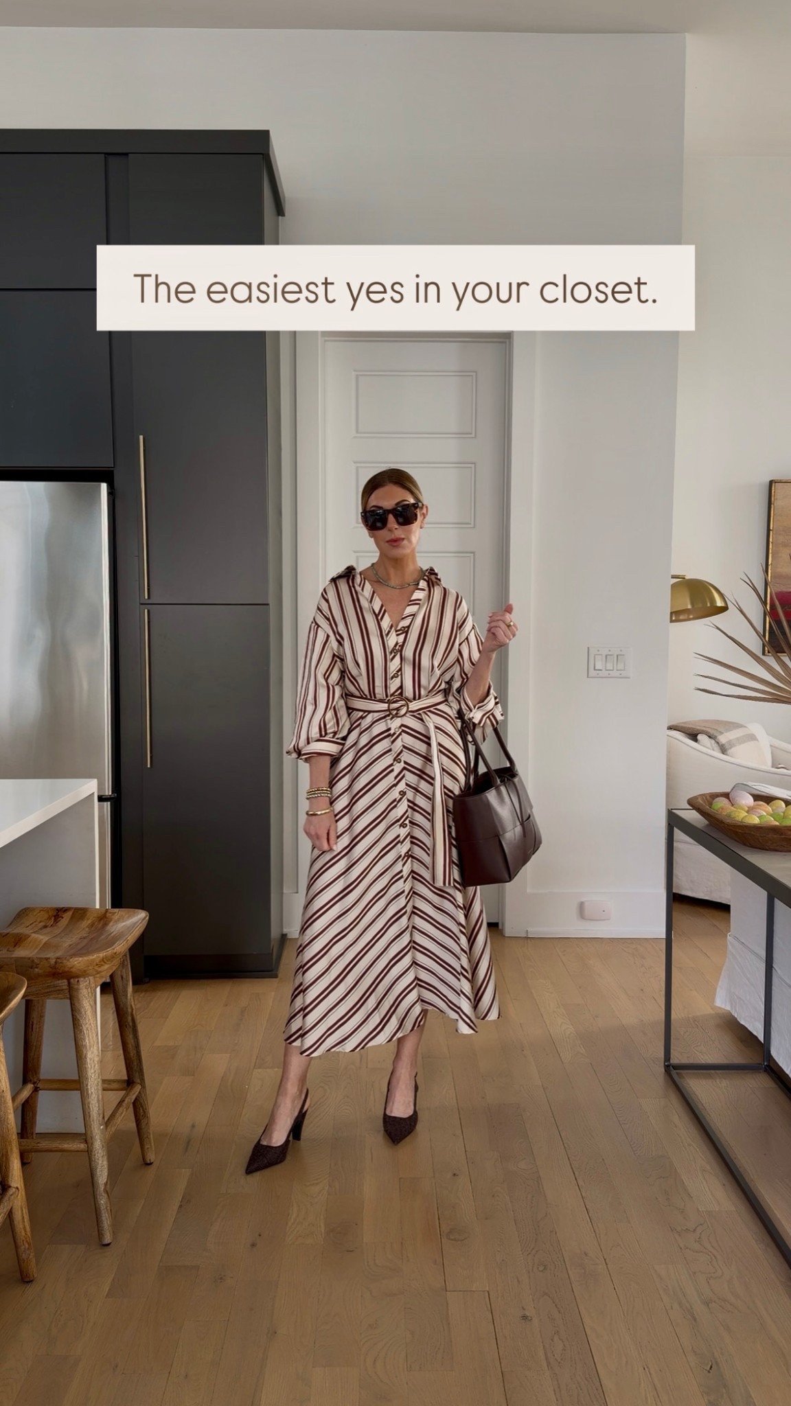 This Zara striped midi dress is under $100 and it’s doing everything. Perfect for work, easy to style, and yes — it’s Zara.​​​​​​​​​​​​​​​​

#LTKOver40 #LTKWorkwear #LTKootd