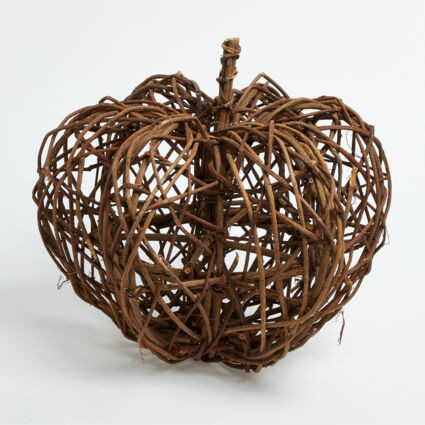 Brown Pumpkin Ornament 35x45cm | TK Maxx