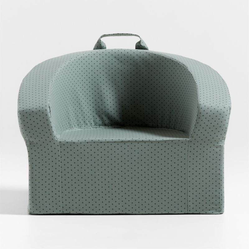 Large Green Star Kids Lounge Barrel Chair | Crate & Kids | Crate & Barrel