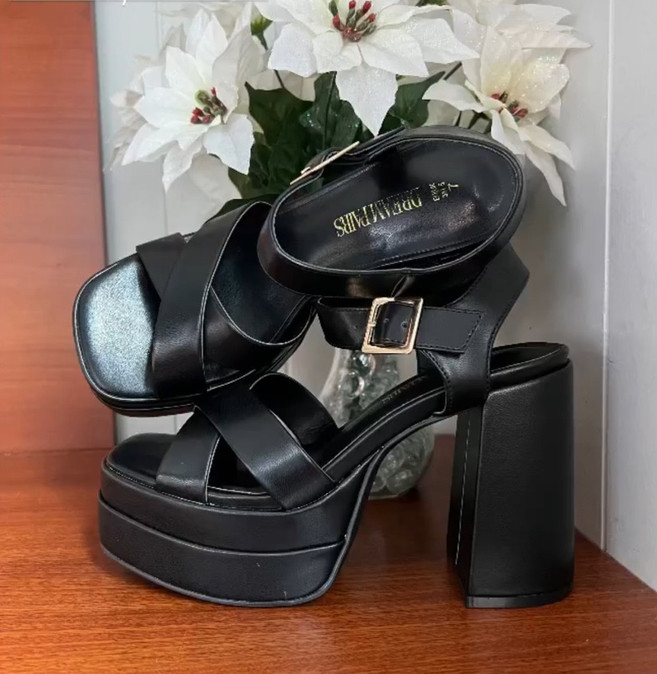 DREAM PAIRS Women's Platform Chunky Heels Square Open Toe Ankle Strap High Heeled Sandals Y2K Shoes for Party Brunch

#LTKstyletip #LTKparties #LTKfamily