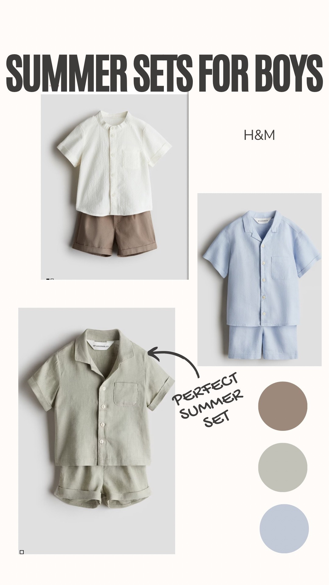 Summer sets for the boys from H&M

#LTKSummerEdit #LTKKids