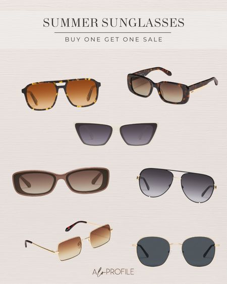 BOGO SALE! Quay is having a buy one get one sale. ENDS TODAY!! These glasses are under $100 and it’s an amazing deal for a summer need!!! 

#LTKStyleTip #LTKSaleAlert #LTKSummerSales