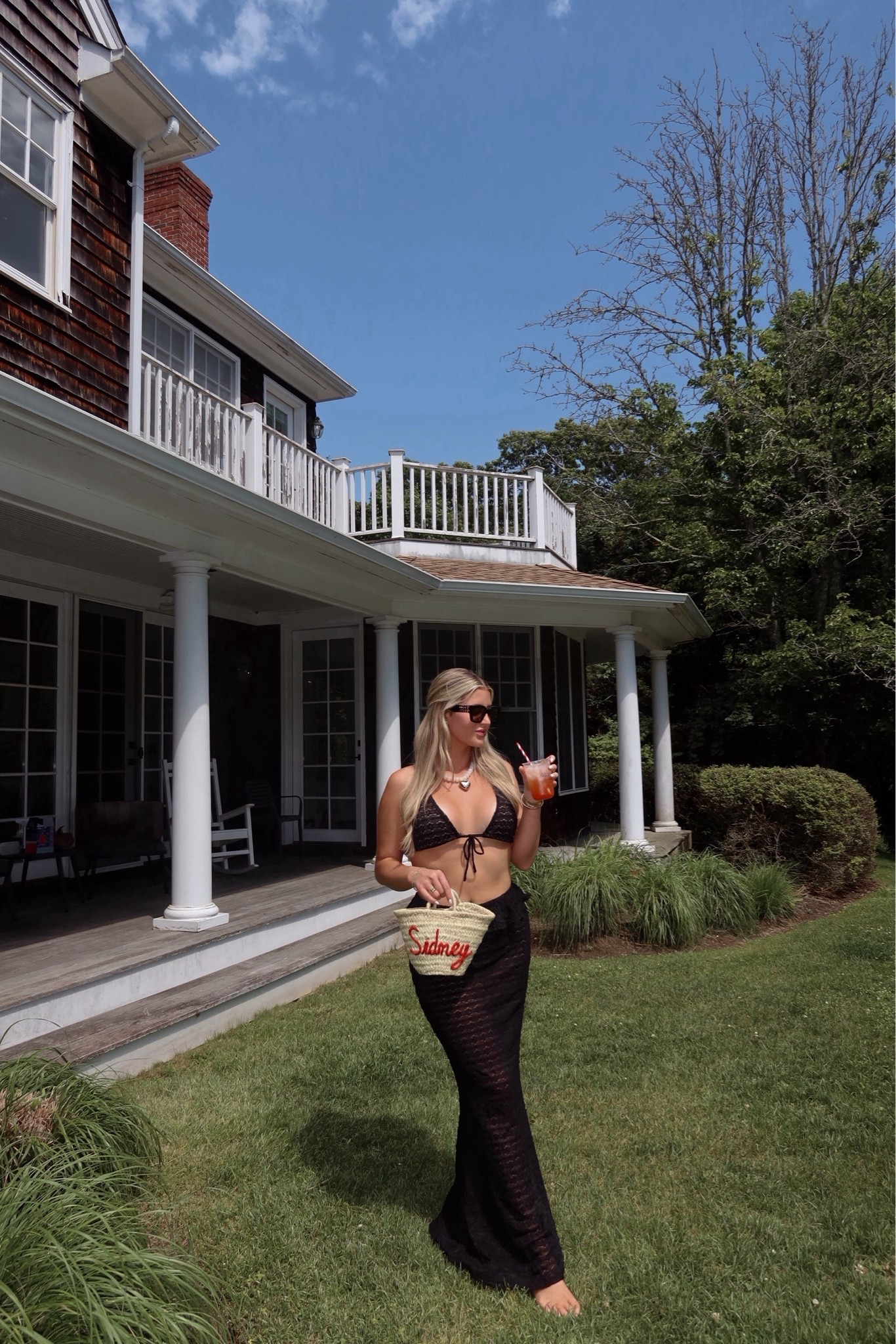 Hamptons pool day outfit 🤍🐚

#LTKootd