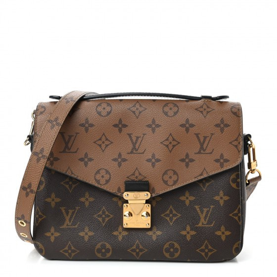 LOUIS VUITTON Reverse Monogram Pochette Metis | Fashionphile