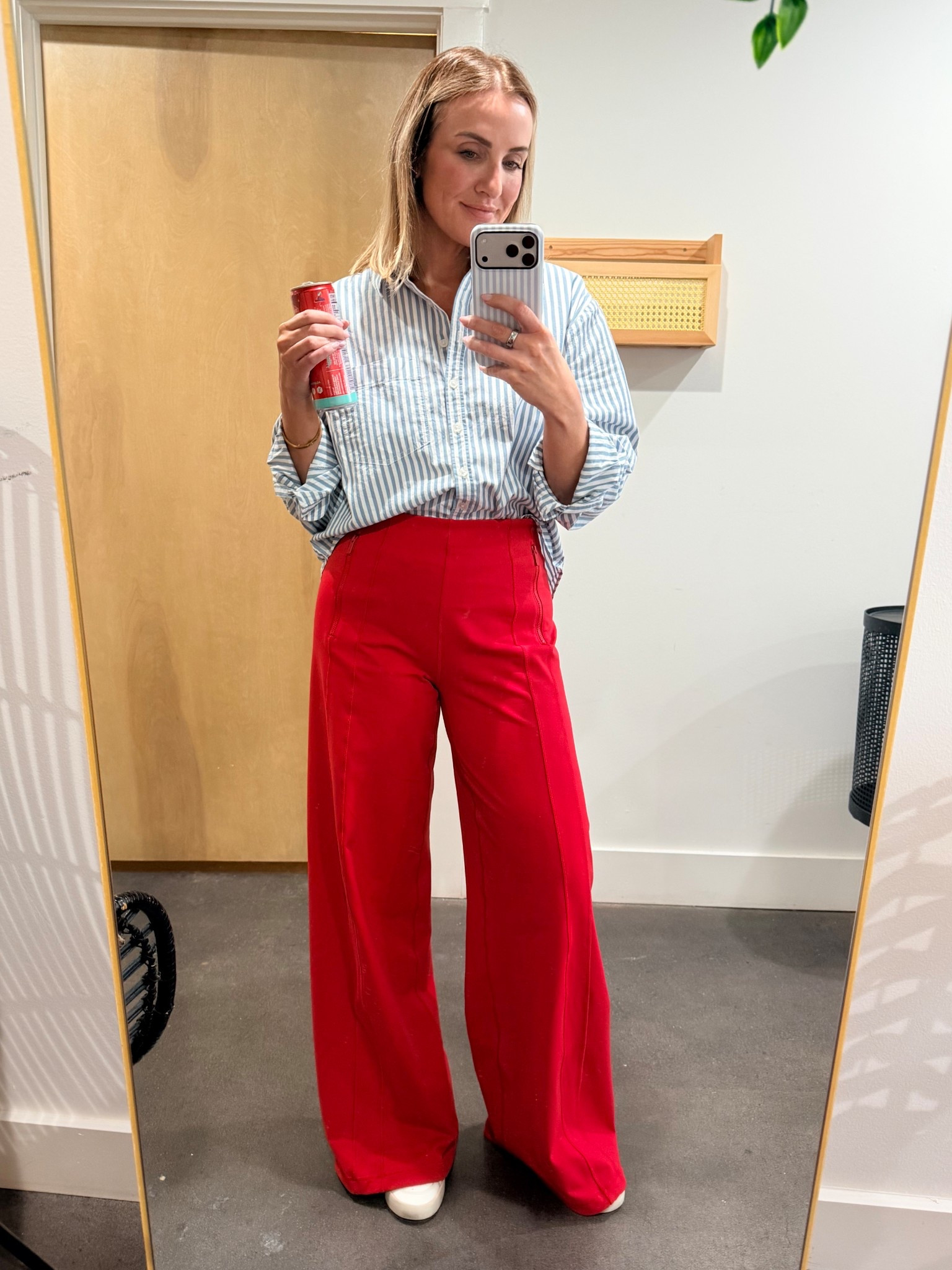 The @lululemon, yes LULU pants I bought in three colors. The bottom has a drawstring to make them a bubble pant. Genius. 

#LTKOver40 #LTKootd