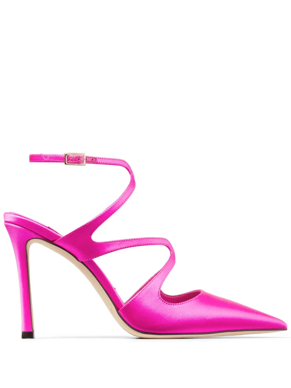 Jimmy Choo Escarpins Azia En Satin 95 Mm  - Farfetch | Farfetch Global