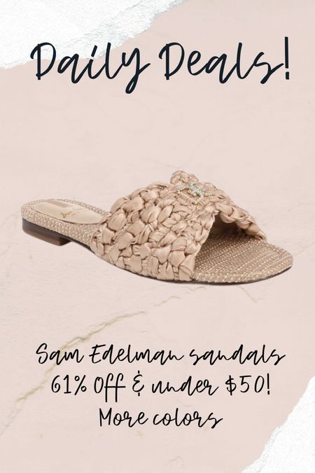 Sam Edelman sandals on sale under $50! 

#LTKSaleAlert #LTKShoeCrush #LTKFindsUnder50