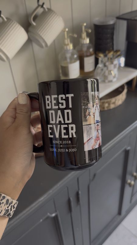 we got this personalized coffee mug for Jeremy a few years ago. This is his second one and his favorite mug. You can personalize it with your names and pictures. Such a great Father’s Day gift for coffee loving dads! 

#LTKFindsUnder50 #LTKGiftGuide