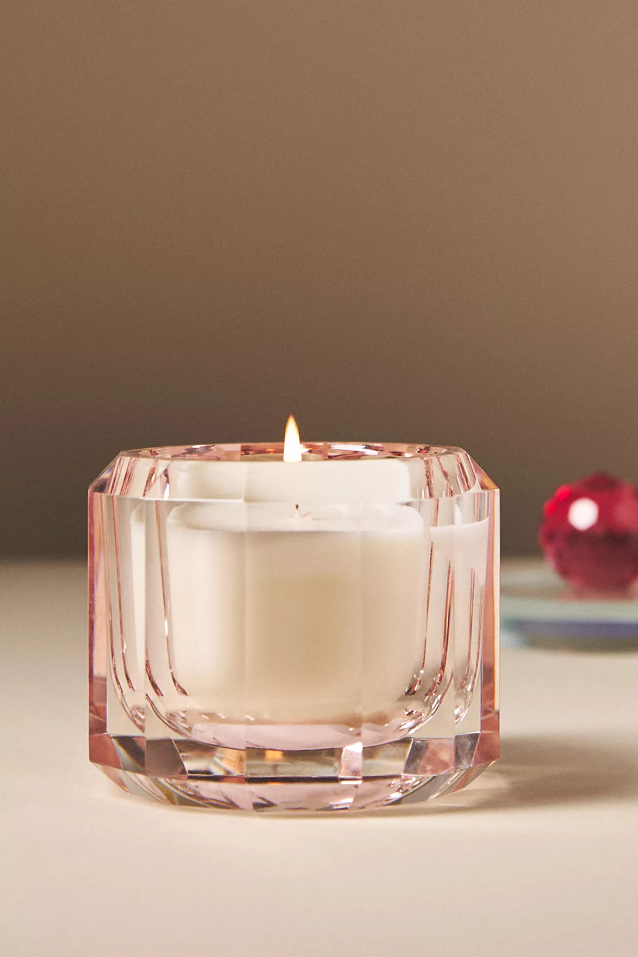 Cut Glass Floral Night Gardenia Candle | Anthropologie (US)