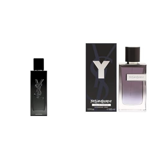 YVES SAINT LAURENT Ysl Myslf Eau de Parfum Spray for Men, 3.4 Ounce & Y For Men Eau de Parfum, Multi, 3.3 fl.Oz | Amazon (US)