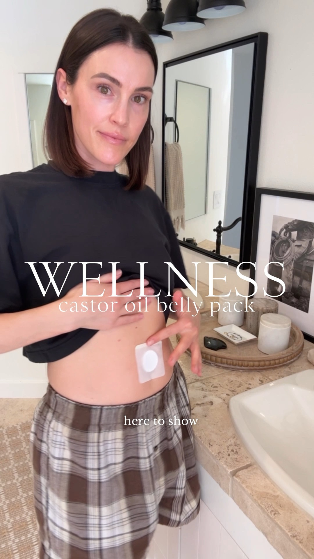 WELLNESS \ how-to apply casor oil belly button packs and WHY💦 Pour your hexane-free oil into the circle of the organic cotton pack, put it directly over your belly button and press the adhesive onto your stomach. Sleep in it overnight and remove the pack in the morning👌🏻 I do it 4-5x/week with my other evening wellness items: red light and face taping🙆🏻‍♀️ I don’t do it when I’m on my period. There are different opinions on this. Do what works for your body! Here are the BENEFITS and why I love👇🏻
+ lymphatic drainage and detox
+ digestion – regular bowel movements
+ bloating – flatter stomach
+ skin health – hydration
+ cramping – relaxing ab muscles

More details on my blog post on SBKliving.com 🙋🏻‍♀️

Organic cotton packs and hexane-free castor oil from Amazon!

#LTKWatchNow #LTKBeauty