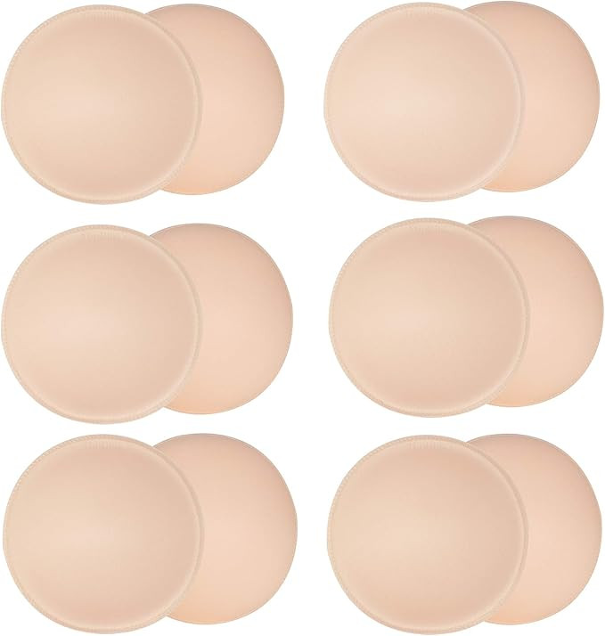 URSMART Round Bra Inserts Pads, Removable and Washable Bra Cups Inserts for Bikinis Top Swimsuit ... | Amazon (US)