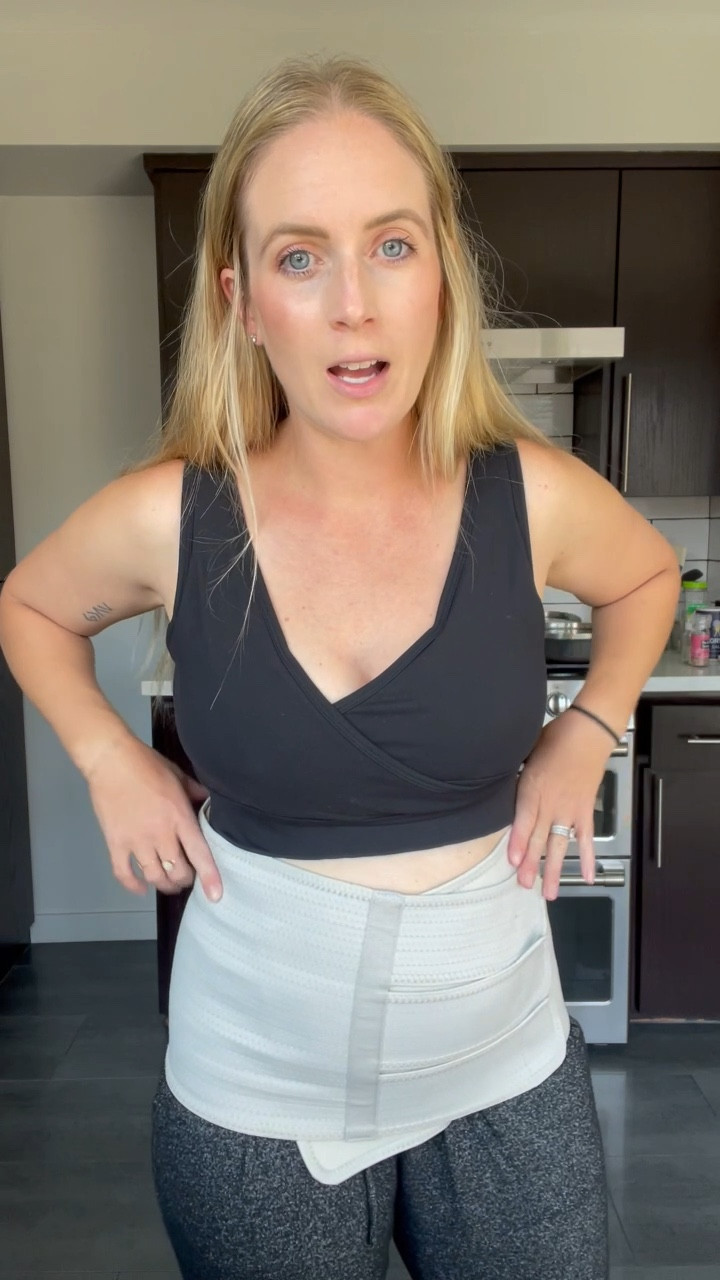 Recovering from a C-section is really hard. Especially when you want to get up and walk after birth. I definitely had to wear my belly binder from freedom every day for at least five or six weeks  I’m so glad I have this one. I have an emergency C-section in the hospital forgot to supply me I believe so. I’m really grateful that I had bought this ahead of time.

#LTKVideo #LTKBump #LTKBaby