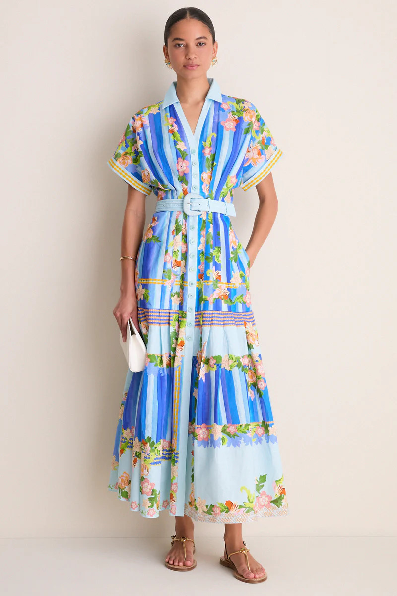Floral River Riya-B Midi Dress | Tuckernuck (US)