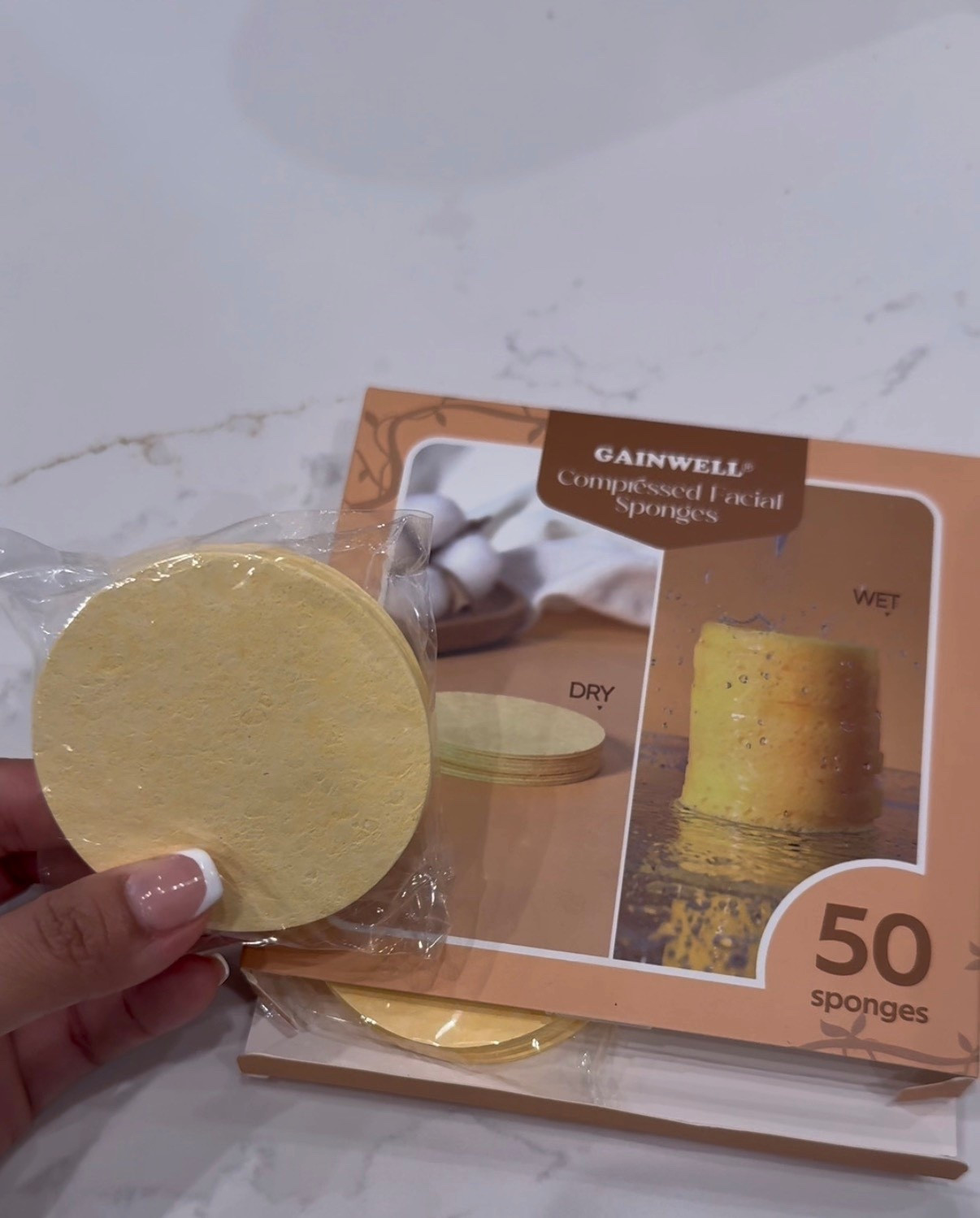 Grabbed these facial sponges that expand when they get wet perfect for your everyday facial cleanser. Grabbing the other colors as soon as I'm done with these 🫶

#LTKBeauty #LTKselfcare