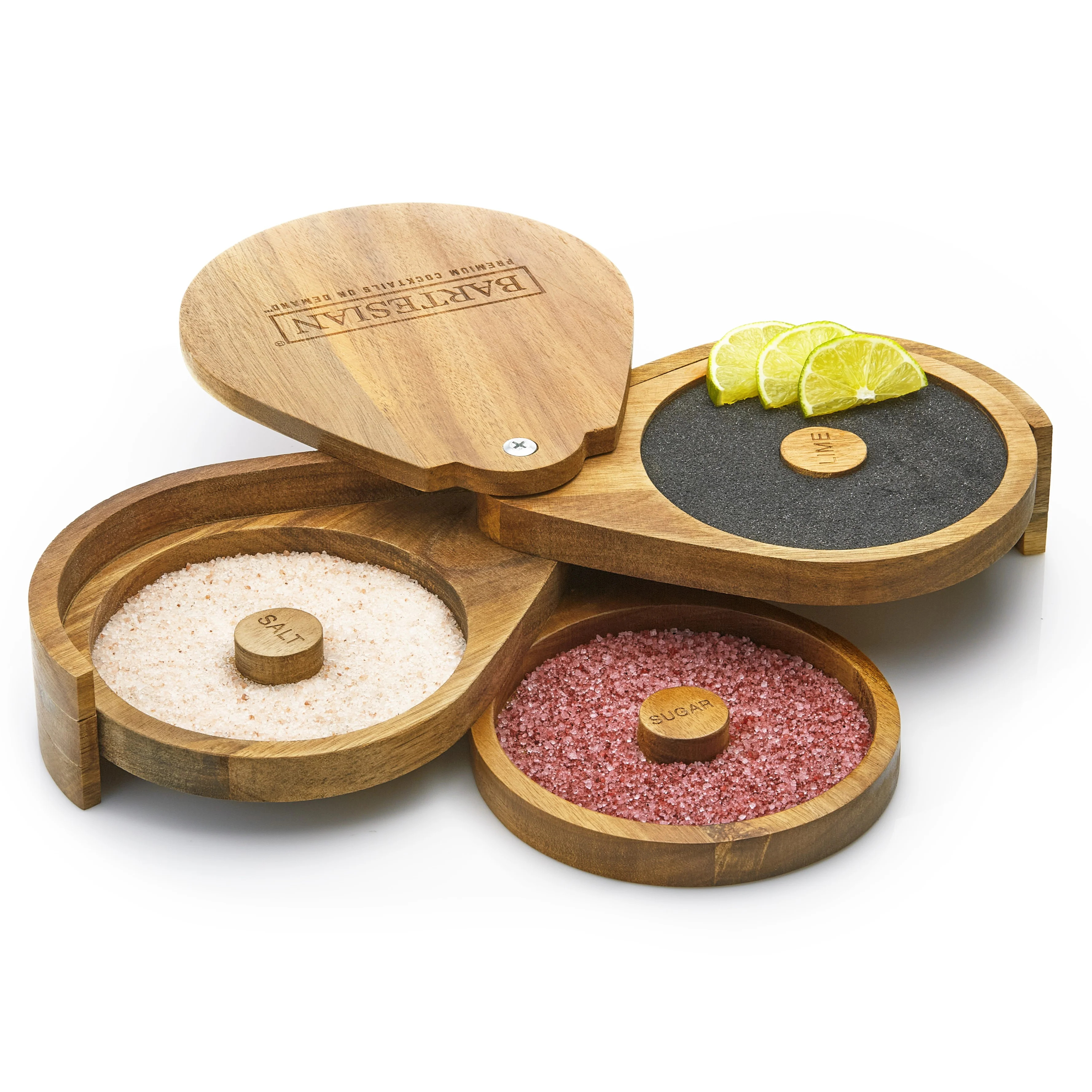 Wooden Cocktail Rimmer | Bartesian | Bartesian