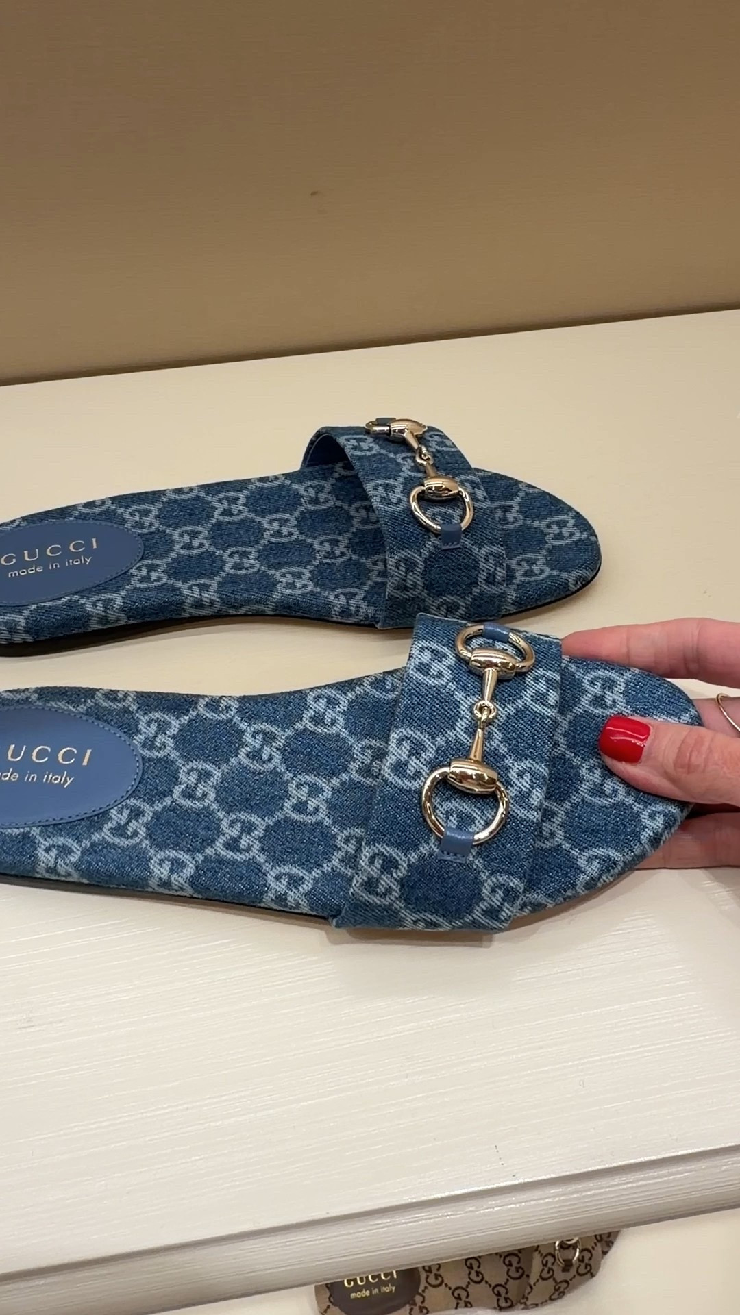 These denim gucci slides are soooo cute!!! 

#LTKTravel #LTKMidsize #LTKOver40