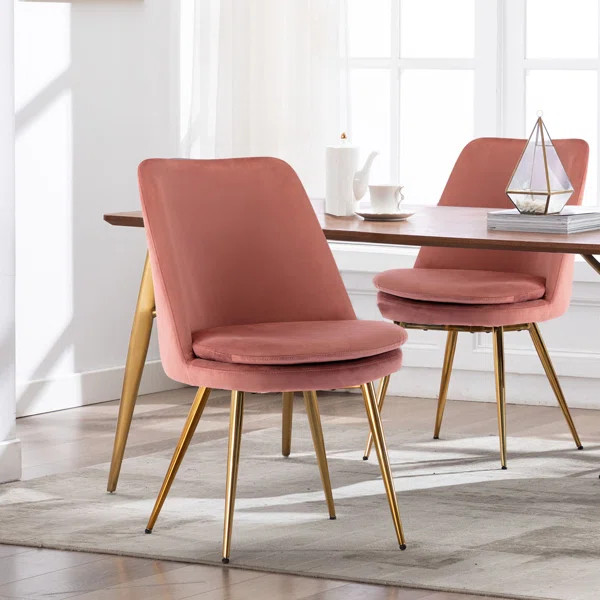 Hadleigh Velvet Upholstered Side Chair | Wayfair North America