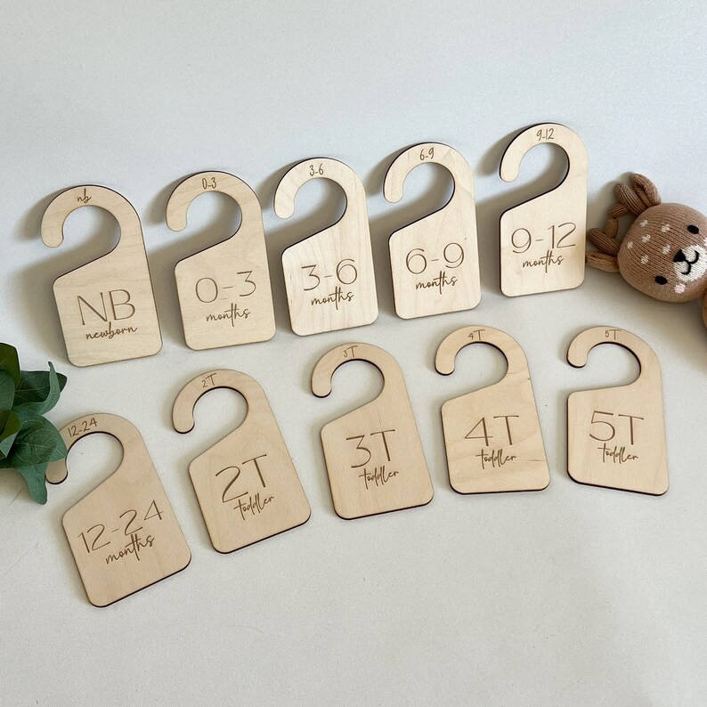 Baby Closet Dividers, Newborn Closet Organizer, Nursery Closet Divider, Newborn Clothes Hanger, M... | Etsy (US)