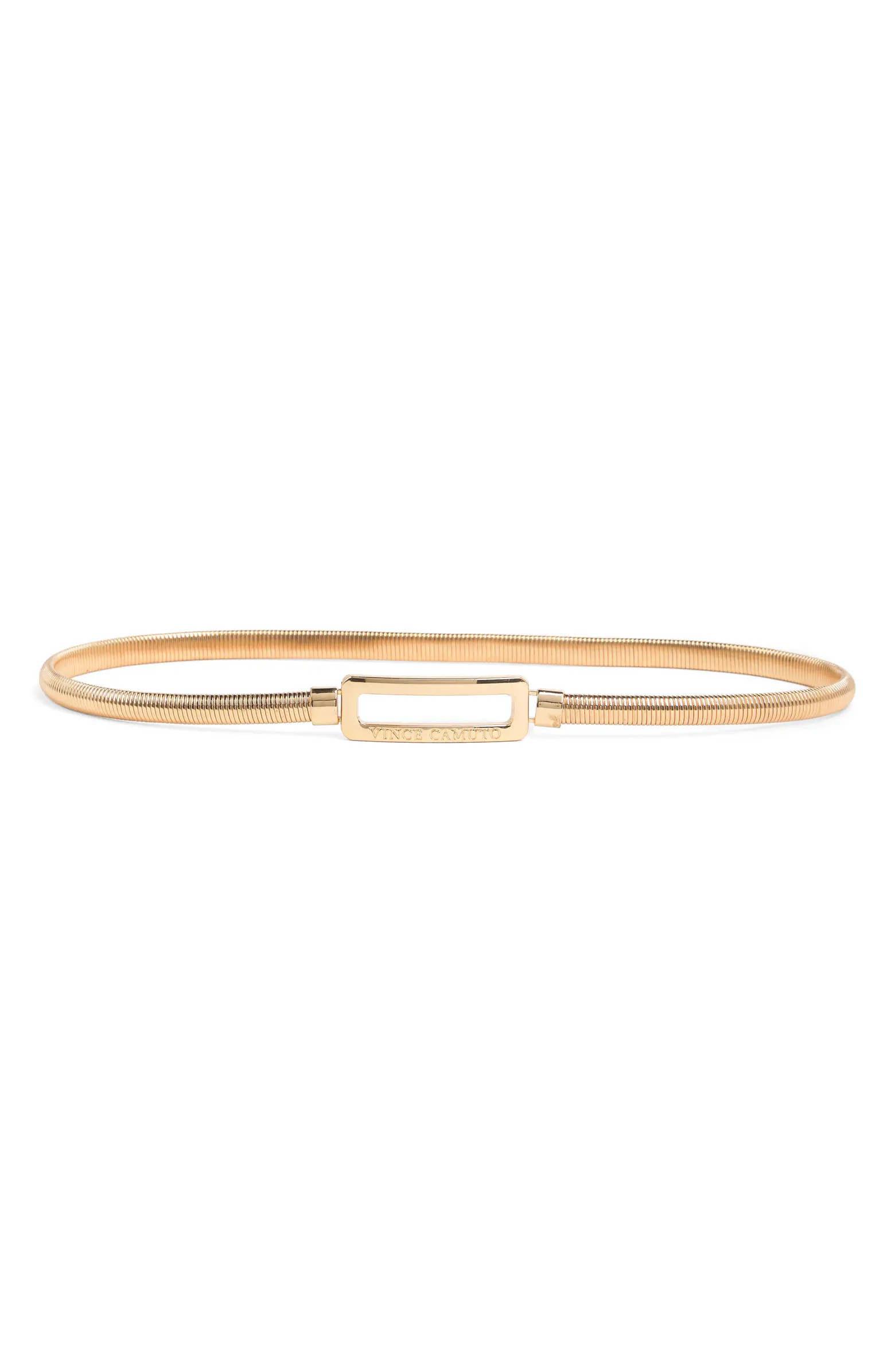 Rectangle Stretch Metal Belt | Nordstrom Rack