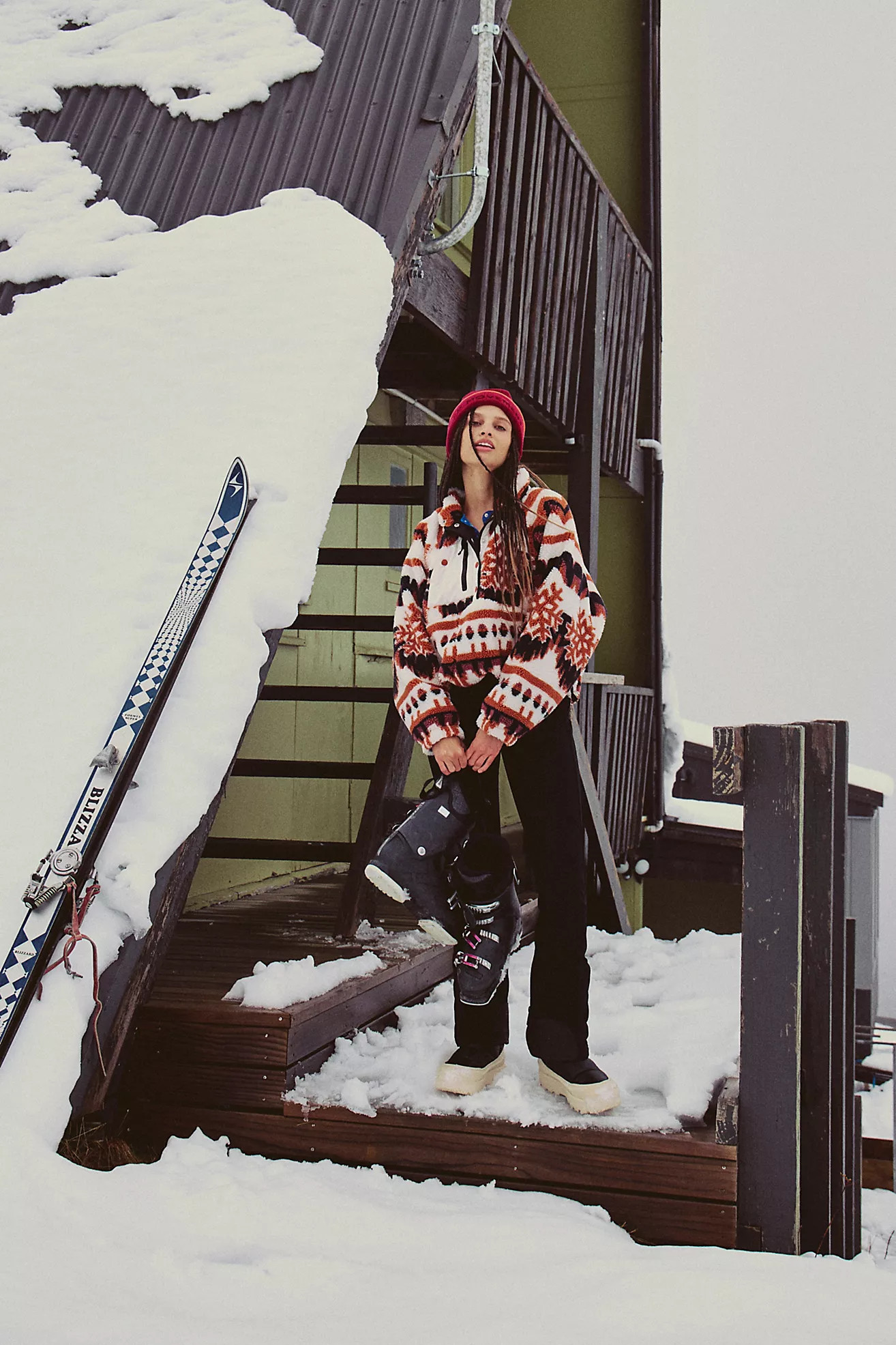 Hit The Slopes Printed Pullover | Free People (Global - UK&FR Excluded)