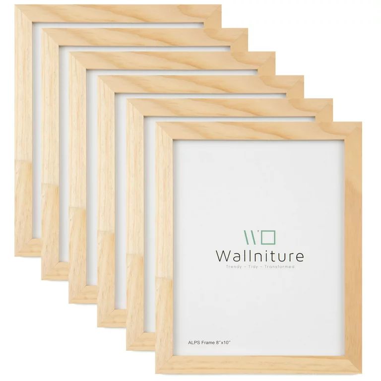 Wallniture Alps Picture Frames 8x10 Unfinished Wood Photo Frame Collage Arts and Crafts Projects,... | Walmart (US)