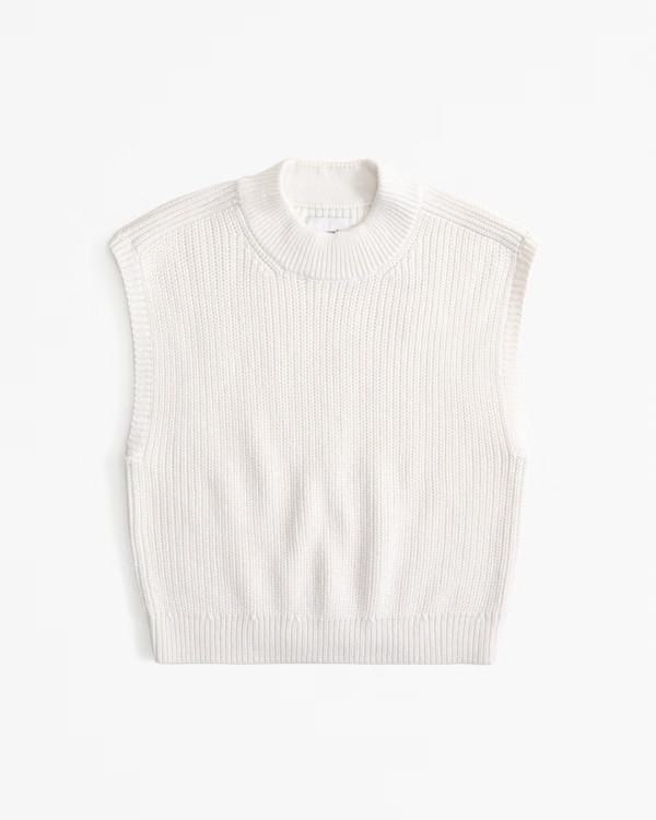Sleeveless Crew Sweater | Abercrombie & Fitch (US)
