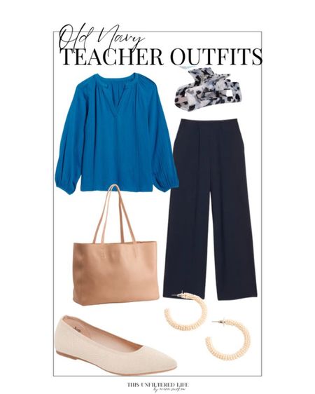 A dressier option for a teacher outfit! This would be great for a secondary teacher for the first day of school! 
Back to School - Teacher Outfit - Old Navy - Midsize - Size 12 - Mom 

#LTKstyletip #LTKBacktoSchool #LTKworkwear