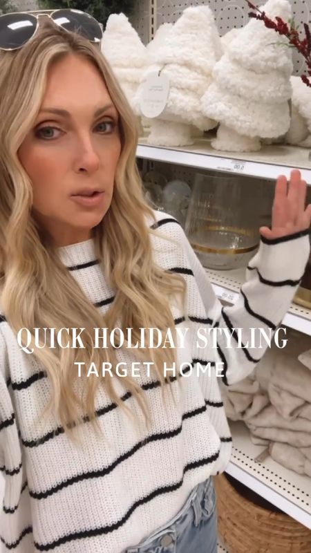 #Ad Shop and style holiday decor with me at @Target! I’ve searched the aisles for easy-to-style holiday accents that can be arranged on kitchen islands, consoles and tables! Watch today’s stories for a simple way to make a gorgeous flower arrangement and shop everything here on my LTK!


#LTKSeasonal #LTKhome #LTKHoliday
