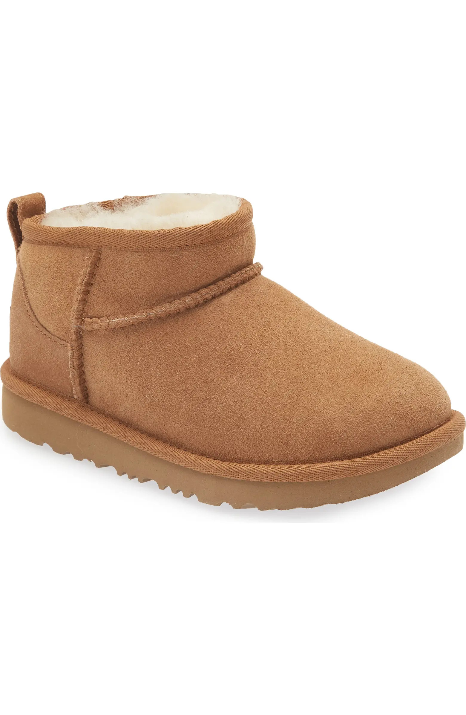 UGG® Kids' Classic Ultra Water Resistant Genuine Shearling Mini Boot | Nordstrom | Nordstrom