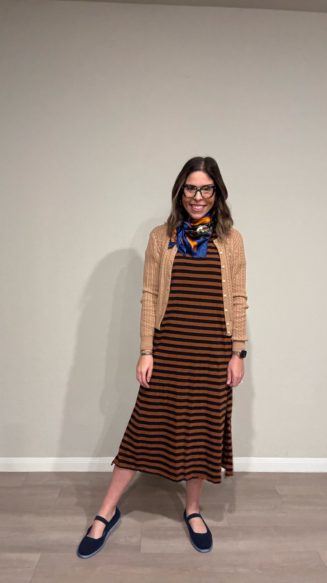 The kind of outfit you throw on once… and never stop wearing 🤭
Long t-shirt dress, cozy layers, and my new Rothy’s Cruisers (obsessed is an understatement).


#LTKMidsize #LTKdayinmylife #LTKootd