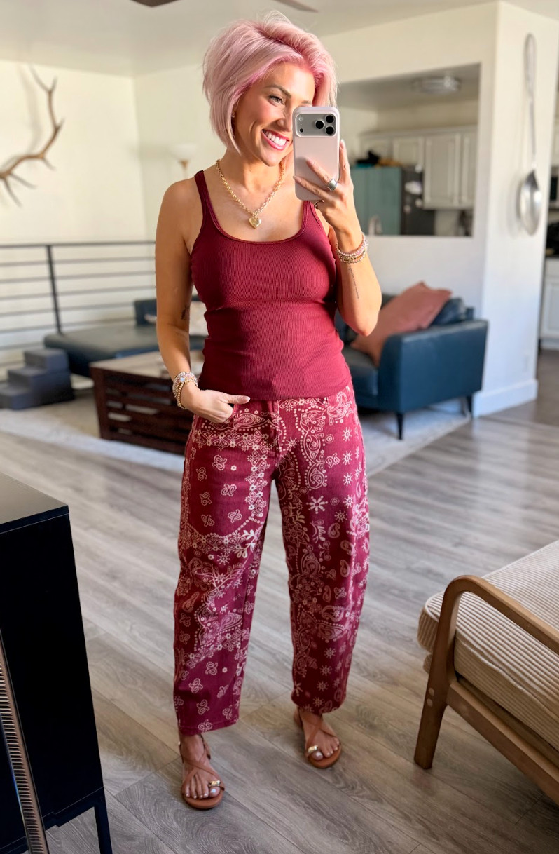 How cute are these pieces together?? Loving the monochromatic vibe. Shoes: TTS // Top: Small // Bottoms: Medium 

 #LTKootd #LTKOver40 #LTKSaleAlert