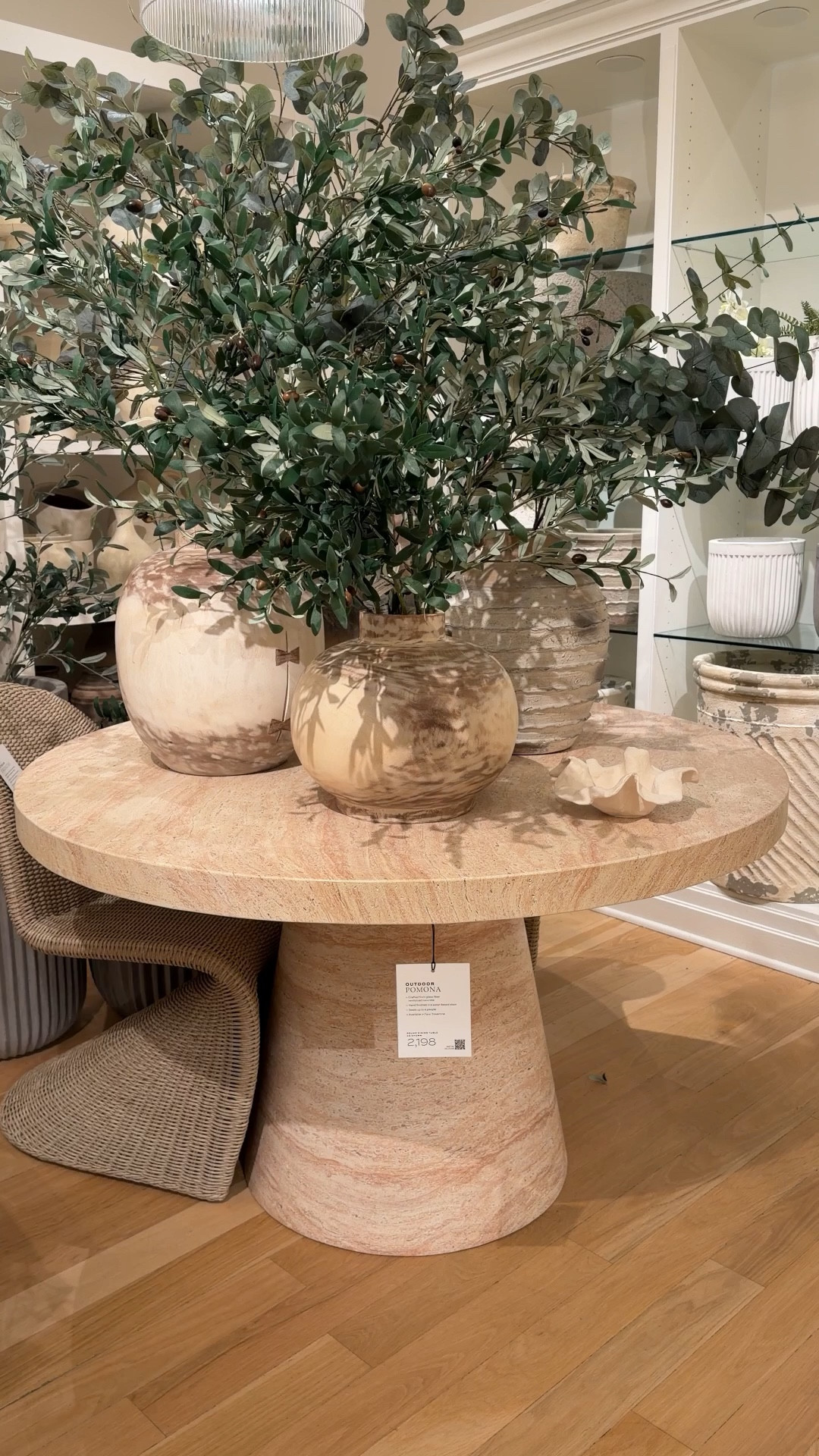 New outdoor find! 😍 The Pomona Faux Travertine Round Outdoor Dining Table from Pottery Barn has such a beautiful stone-inspired look. The faux travertine finish paired with the solid cement construction gives it a natural, elevated feel that’s perfect for a patio or garden dining setup. 🌿 A timeless outdoor table that makes al fresco dining feel extra special. Linked it here! ✨ #PotteryBarn #OutdoorDining #PatioStyle

#LTKHome #LTKSeasonal #LTKSaleAlert