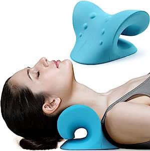 RESTCLOUD Neck and Shoulder Relaxer, Cervical Traction Device for TMJ Pain Relief and Cervical Sp... | Amazon (US)