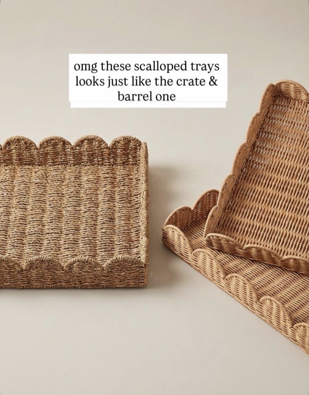 Straw woven Amazon trays

#LTKSaleAlert #LTKU #LTKHome