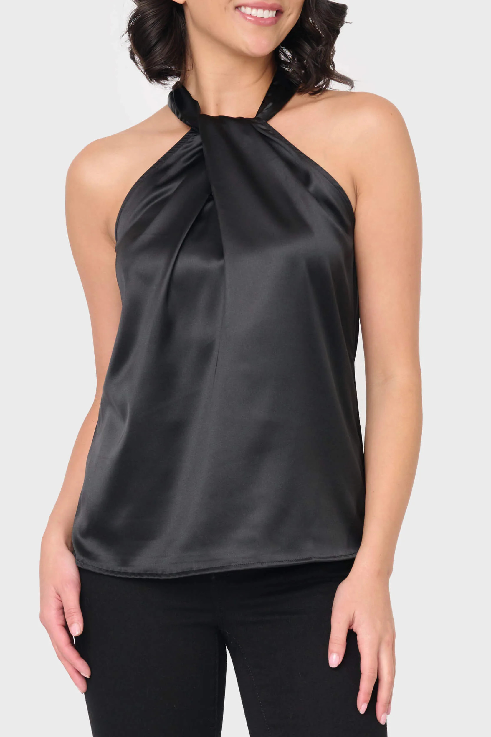 Twist Neck Halter Top | Gibson