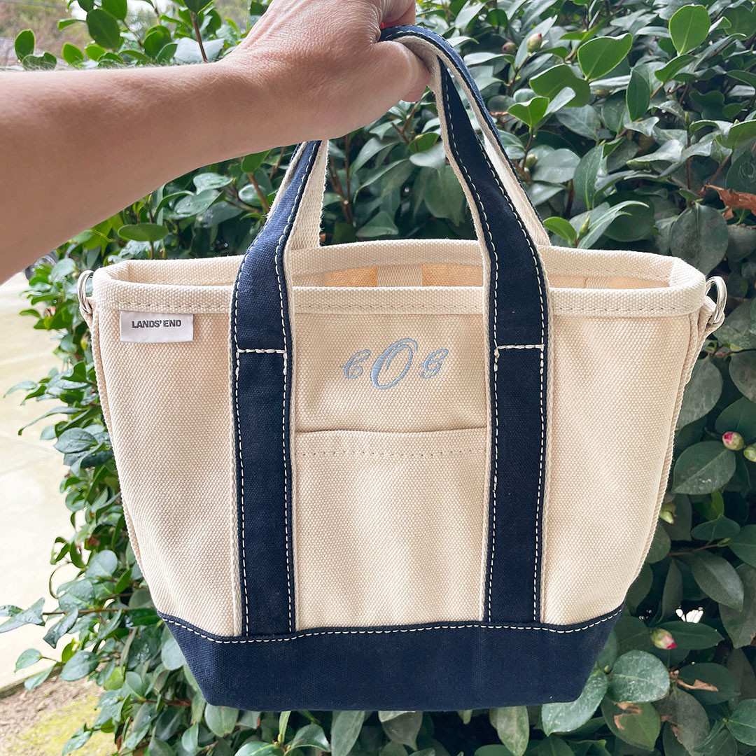 Loving this cute little canvas tote for the spring season. It's perfect for the gym, the beach and any casual activity. Plus, it can be personalized. Love that! 

 #LTKActive #LTKOver40 #LTKFindsUnder50