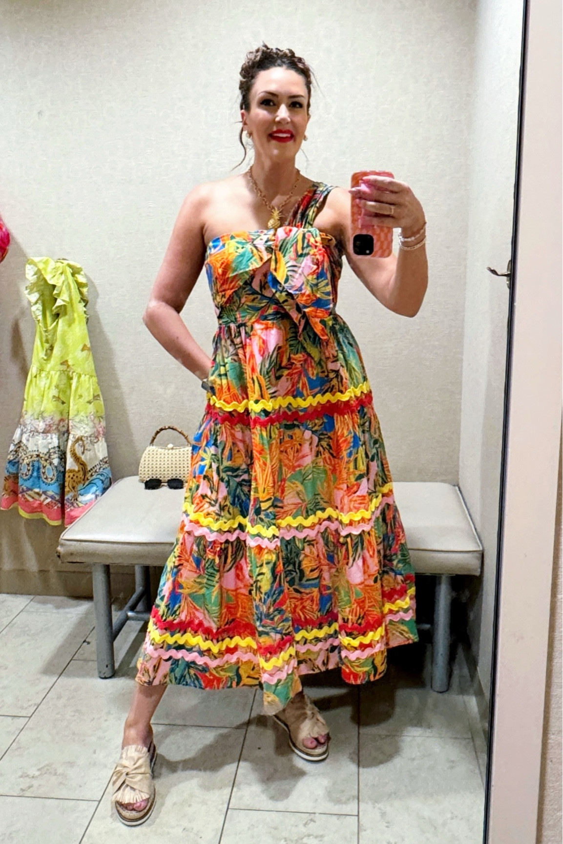 Such a fun elevated summer look! Perfect resortwear dinner look or wedding guest dress for a tropical destination wedding

Size small (TTS)

#LTKParties #LTKTravel #LTKWedding