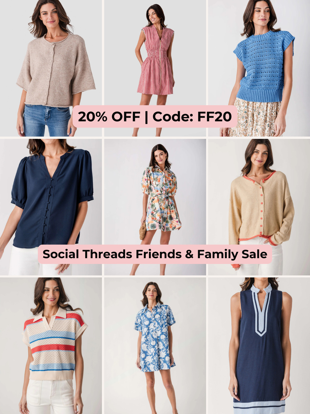 Fresh spring tops and easy dresses you’ll actually wear on repeat.

Think lightweight sweaters, casual blouses, floral dresses, striped knits, and classic everyday outfits you can dress up or down. 

 #LTKSpringSale #LTKootd #LTKSeasonal