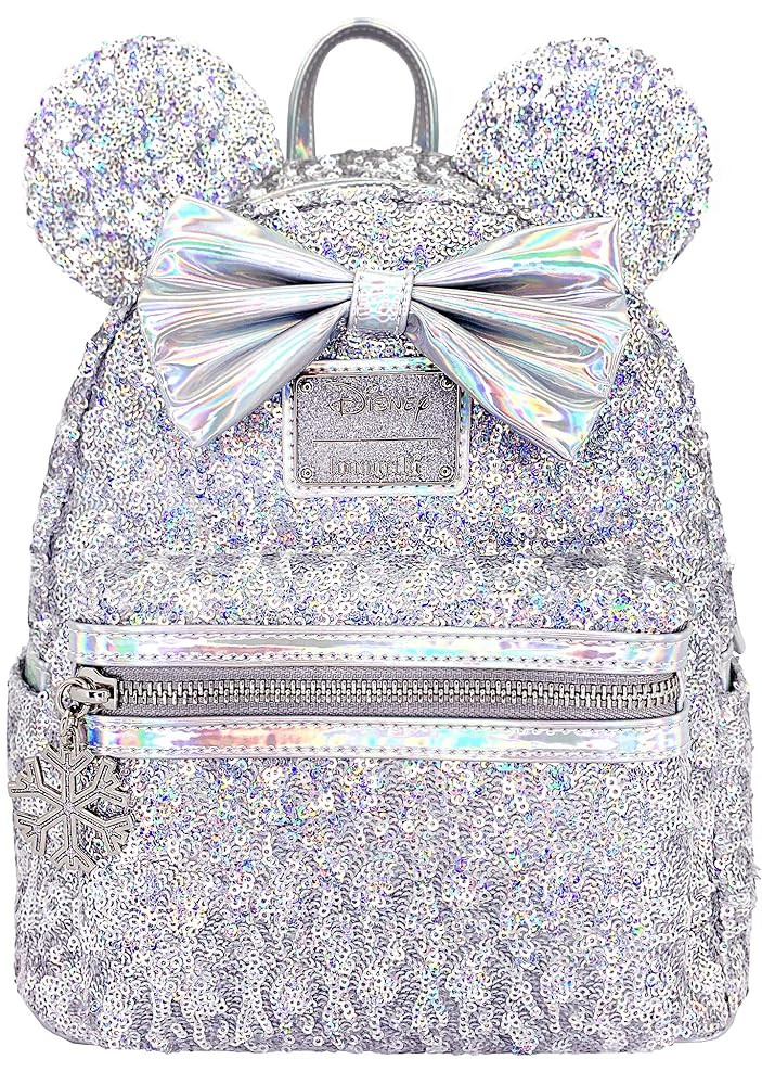 Loungefly X LASR Exclusive Disney Holographic Sequin Minnie Mini Backpack | Amazon (US)
