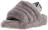 UGG Womens Fluff Yeah Slide Cherry Slipper - 11 Charcoal | Amazon (US)