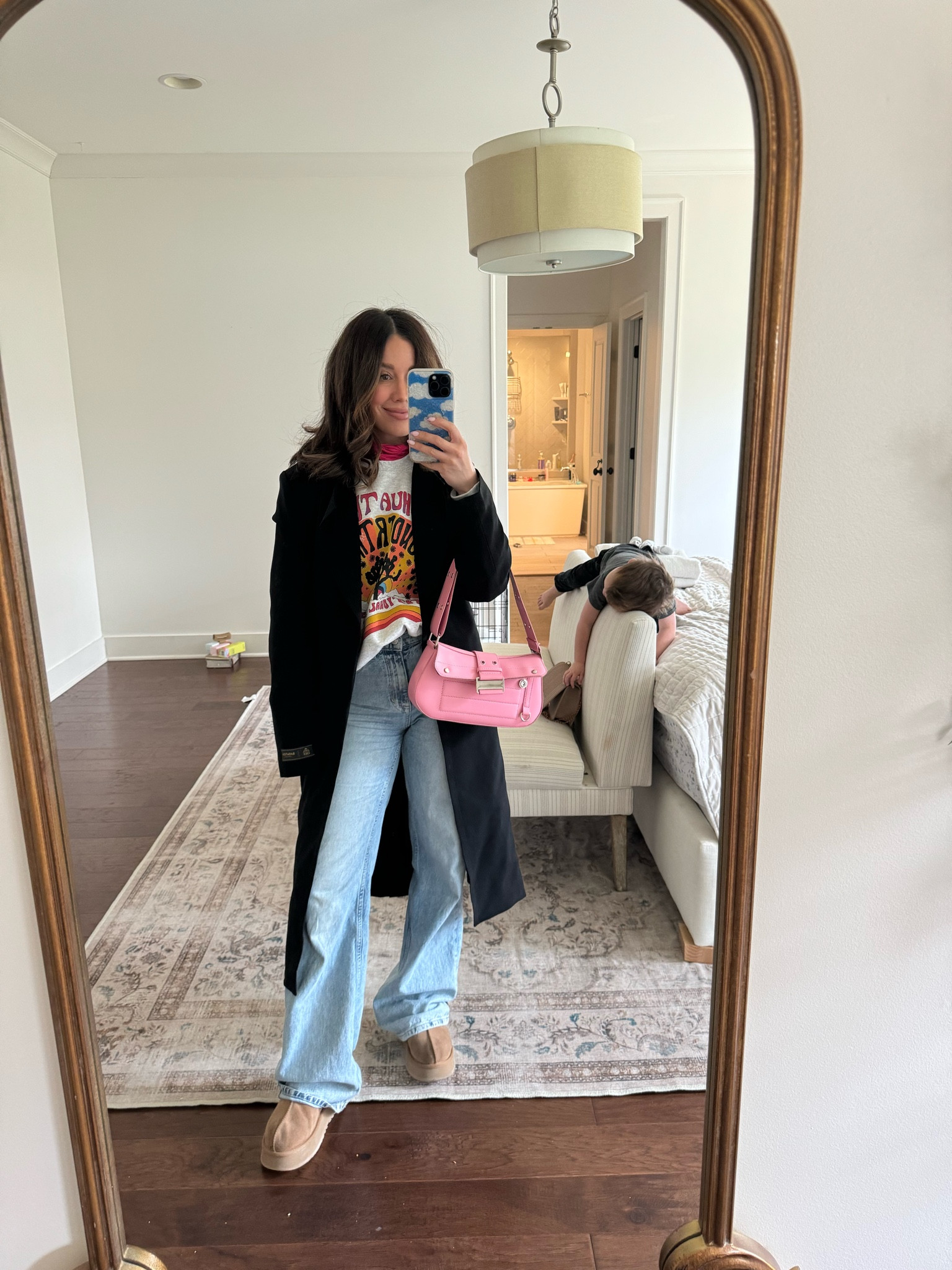 OOTD 💕💕💕 My jacket is aritzia! Linking a similar one from lulus! The lulus one is a size down jacket and the aritzia is size up. Sweatshirt is lulus and my turtle neck is anthro! 

#LTKfindsunder100 #LTKSeasonal #LTKstyletip