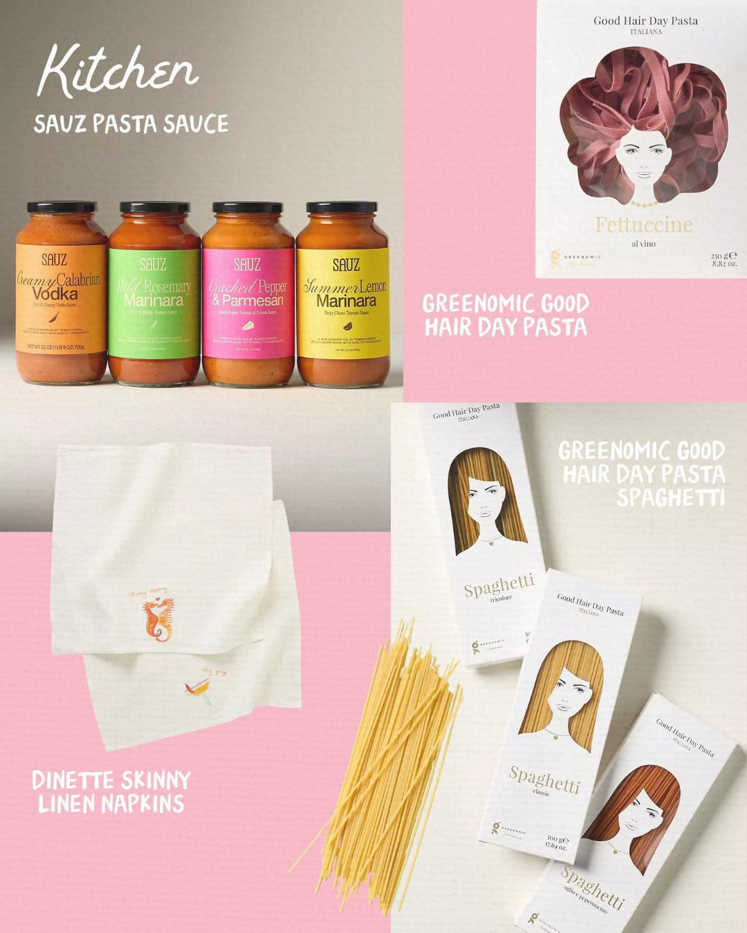 JAN FAVES: Who says style can't be in the kitchen! We're loving this chic pasta and Sauz!! 

 #LTKHome