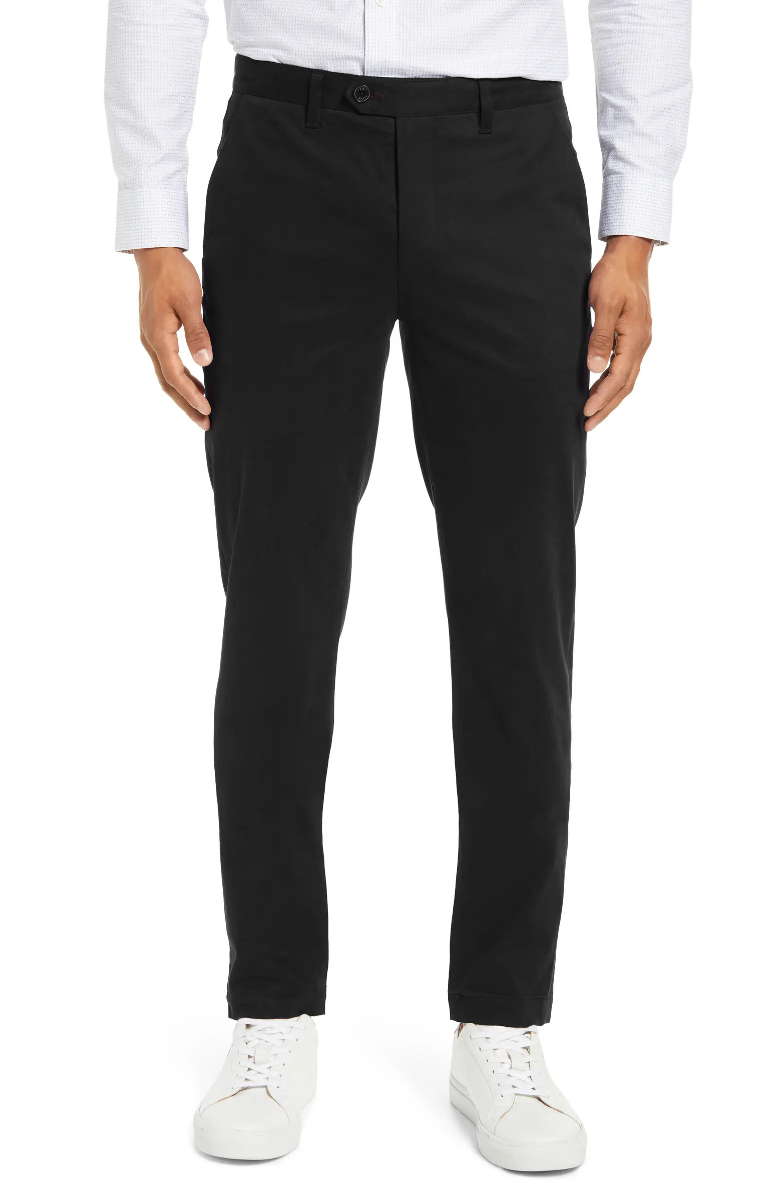 Indony Slim Fit Flat Front Pants | Nordstrom