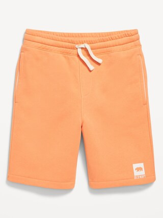 Fleece Logo-Graphic Jogger Shorts for Boys (At Knee) | Old Navy (US)
