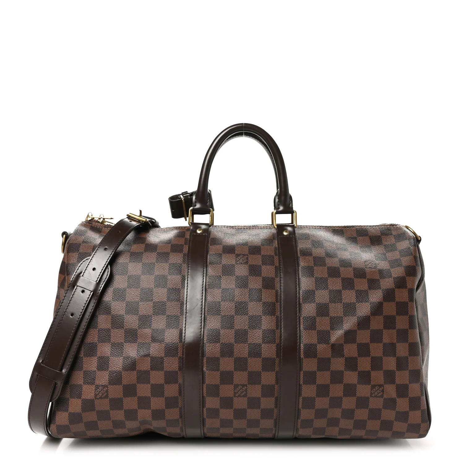 Damier Ebene Keepall Bandouliere 45 | FASHIONPHILE (US)