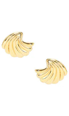 Casa Clara Maren Fluid Statement Earrings in Gold from Revolve.com | Revolve Clothing (Global)
